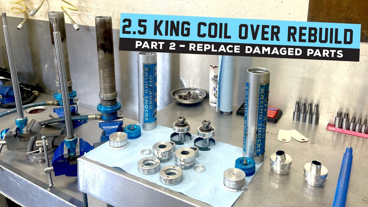 2.5 King Coil Over Shock Rebuild Part 2 Reassembly - How To