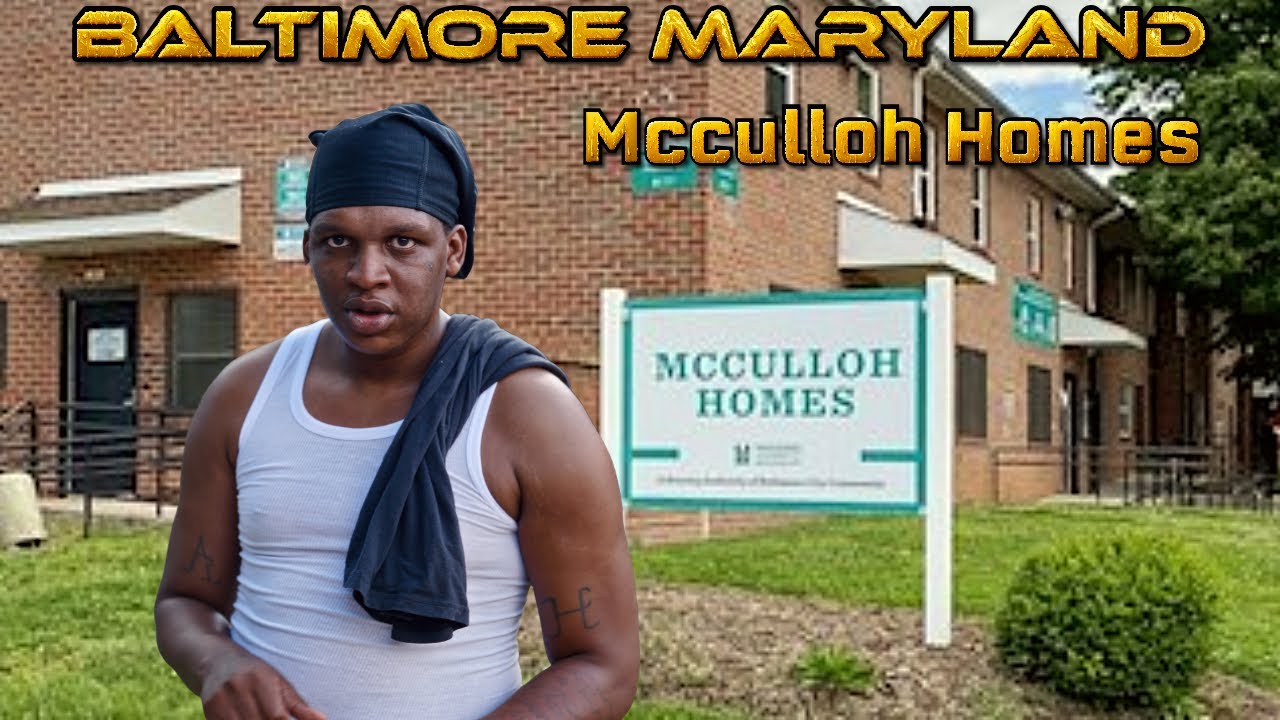 Visiting Baltimore Maryland Most Dangerous Hoods: Mcculloh Homes Projects (Home of The Wire)
