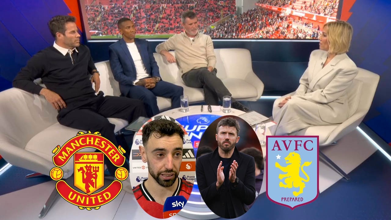 Manchester United vs Aston Villa 3-1 Sesko, Casemiro & Cunha Goal💥 Bruno Carrick Crazy Reaction