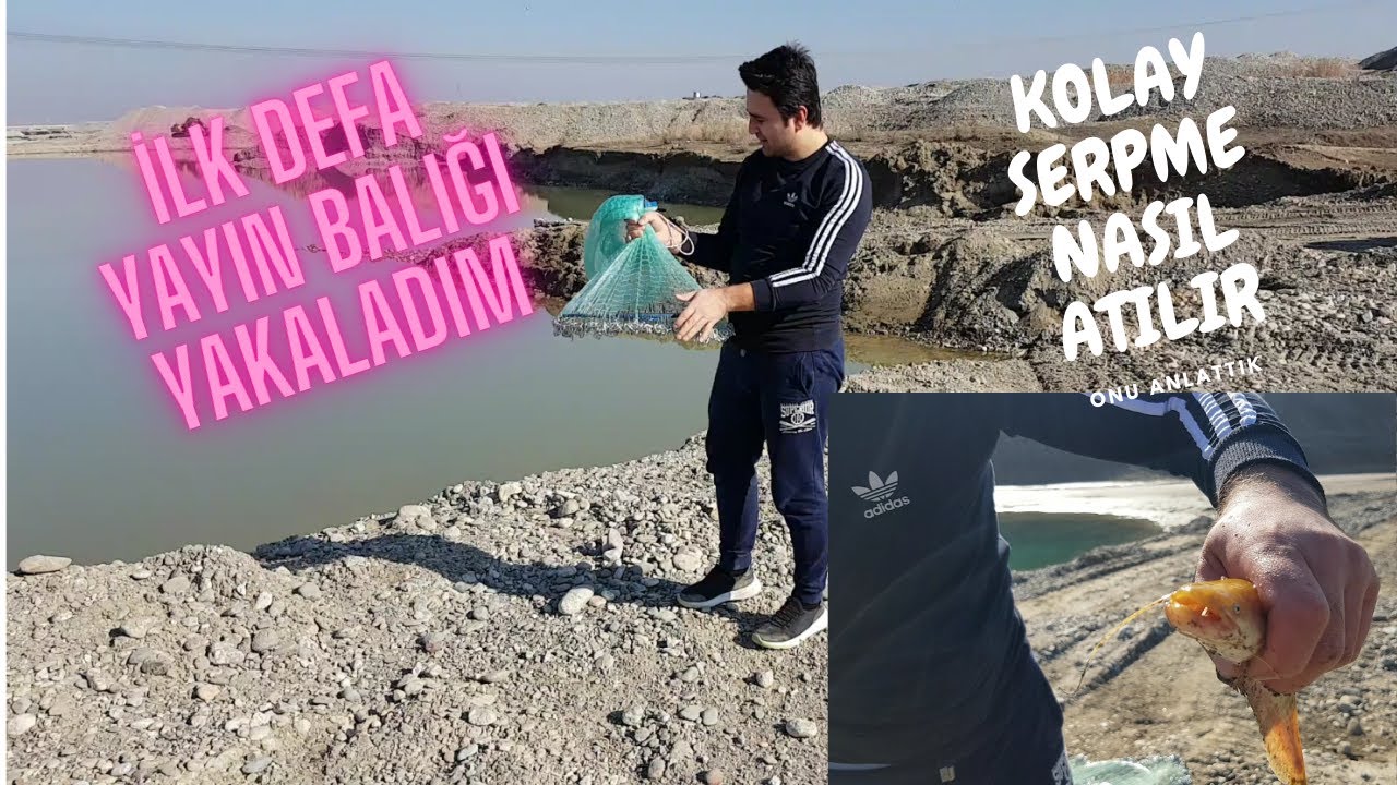SERPME İLE BALIK AVI#11(kolay serpme nasıl atılır onu anlatacağım)