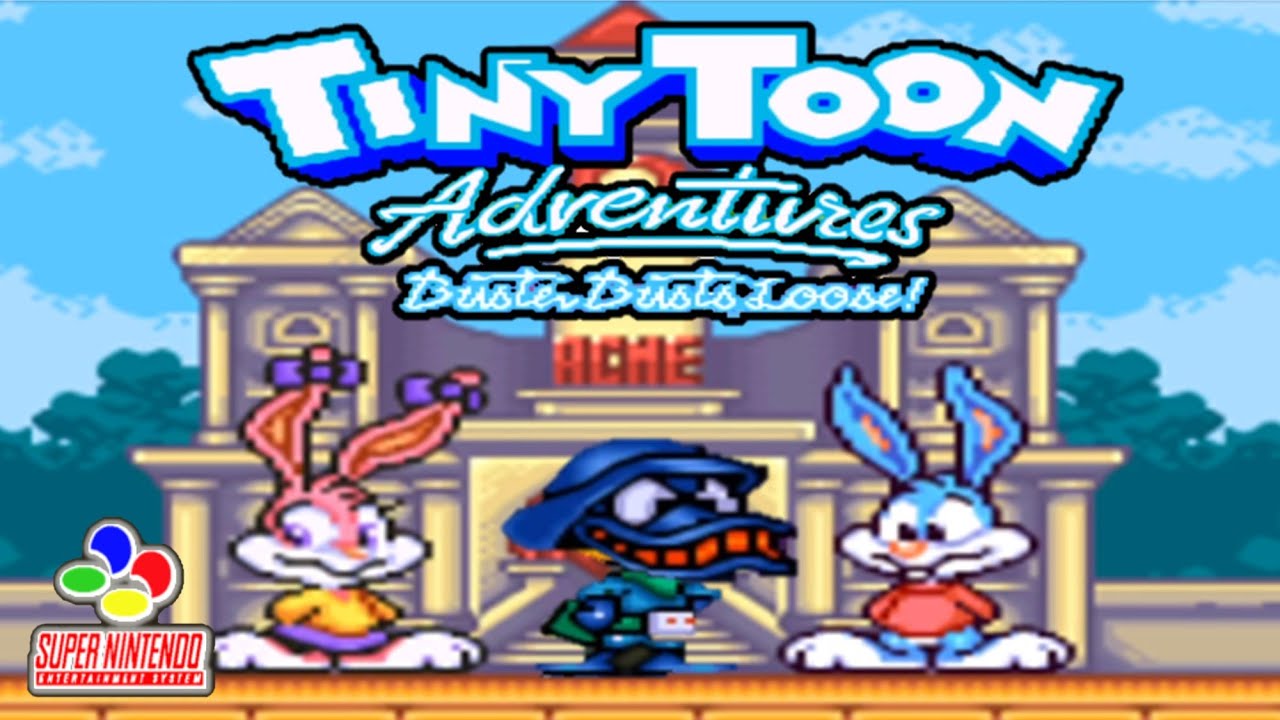 TINY TOON ADVENTURE, BUSTER BUSTS LOOSE - Walkthrough / All Mini Games | NostalGamerBR