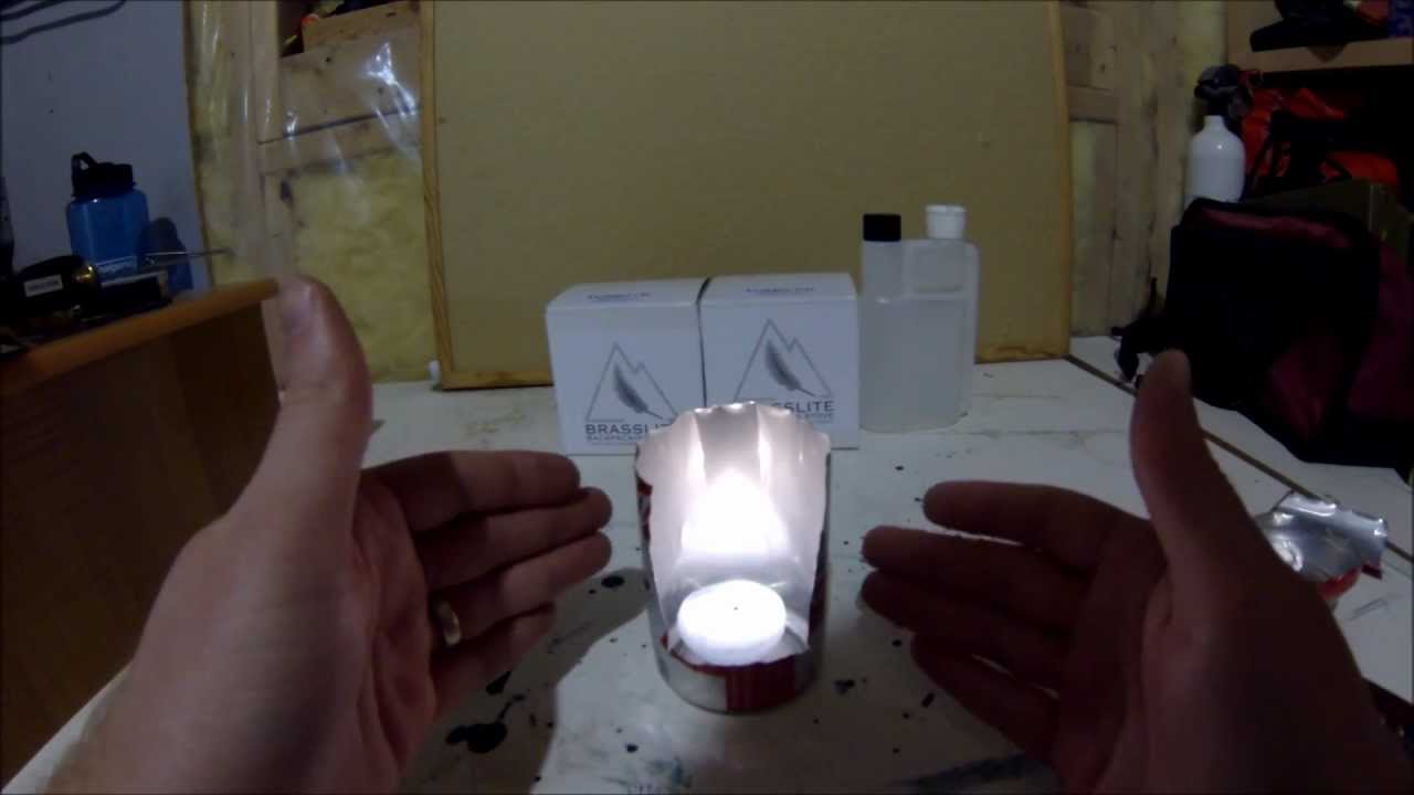 DIY Camping Tea-Light Lantern V1 (Can Candle Fire)