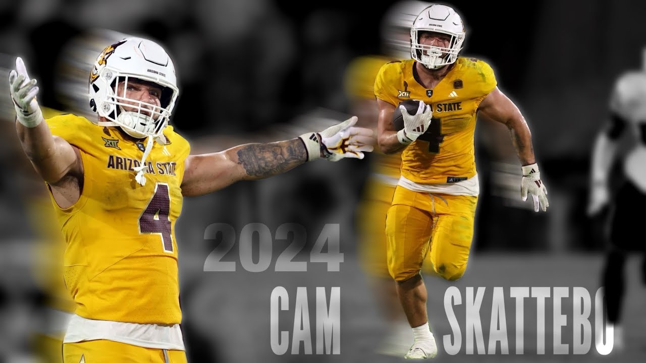 Cam Skattebo 2024 Full season Highlight Tape - Hardest RB in CFB to bring down