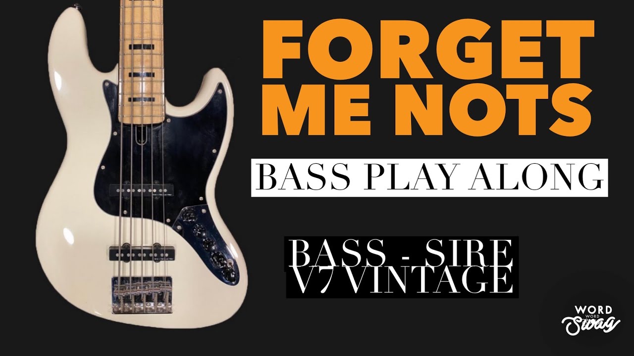 FORGET ME NOTS | Patrice Rushen | Bass Cover (Notation & TAB available in link)
