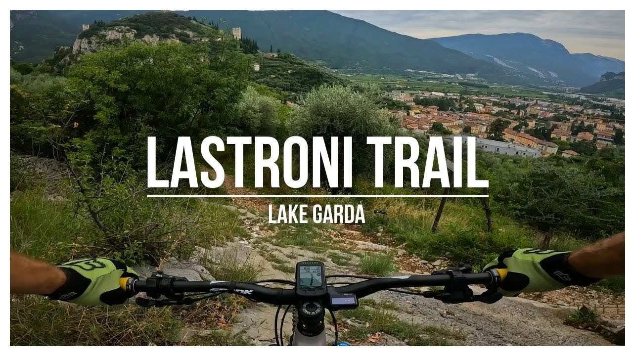 Riding ROCK SLABS at Lake Garda? How to ride Lastroni MTB Trail! [4K]