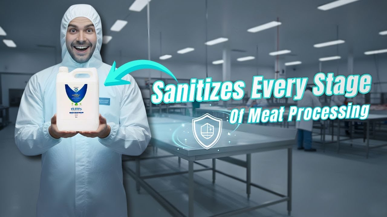 The Future of Meat Processing Hygiene | HOCl Food-Safe Sanitization Explained