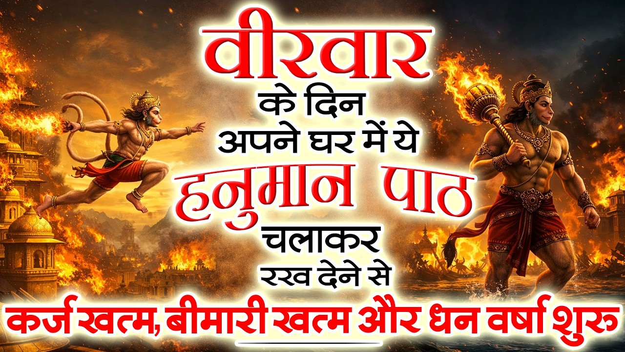 वीरवार के दिन जरूर अपने घर में ये श्री हनुमान गाथा चलाकर रख देना कर्ज ,बीमारी खत्म और धन वर्षा शुरू