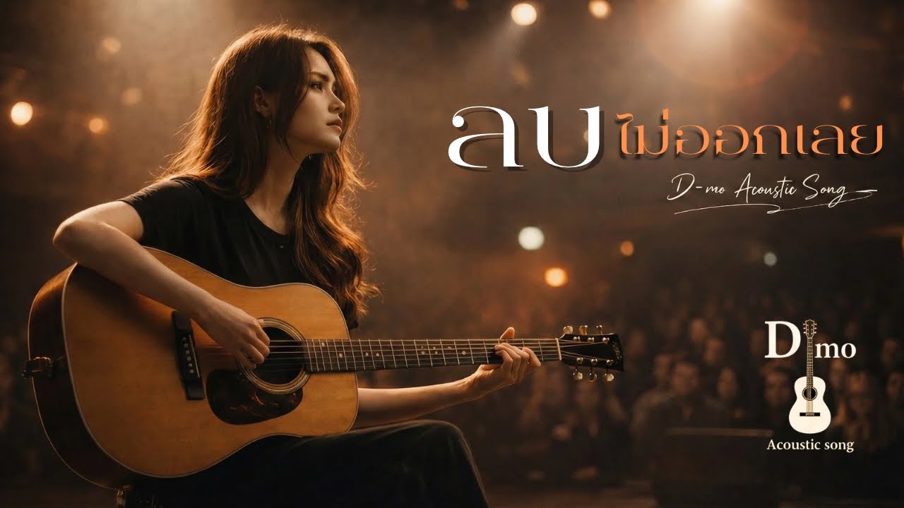 ลบไม่ออกเลย - D-mo Acoustic | เพลงเศร้าหน้าฝน (Rain Ambience Fingerstyle)