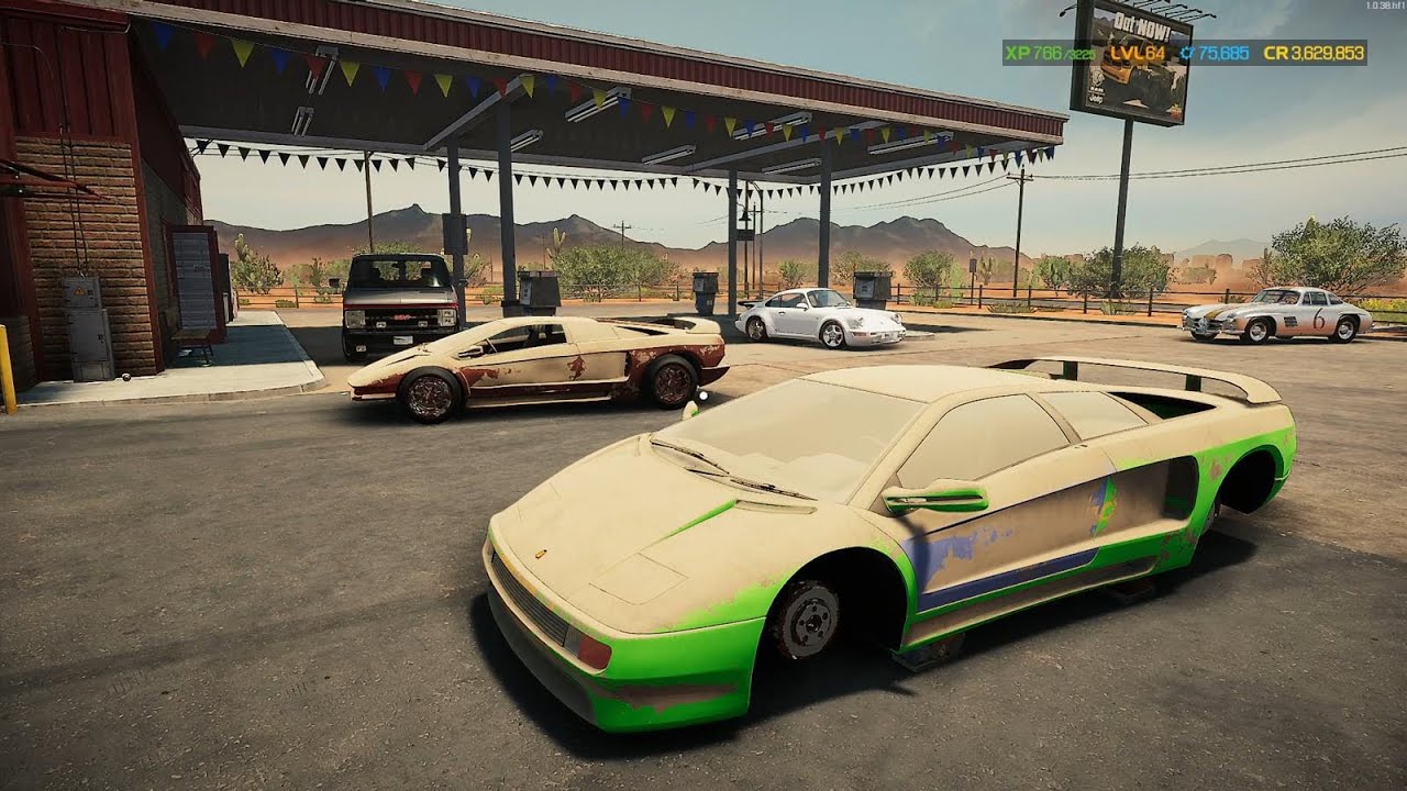 Twin Lamborghini Diablo Restorations with music ASMR