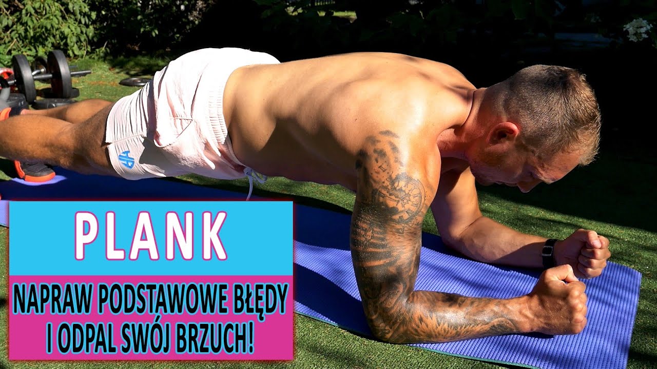 PLANK / DESKA - BŁĘDY KTÓRE POPEŁNIA KAŻDY | RÓB TAK TO BĘDZIESZ MIEĆ ZDROWE PLECY I SILNY BRZUCH