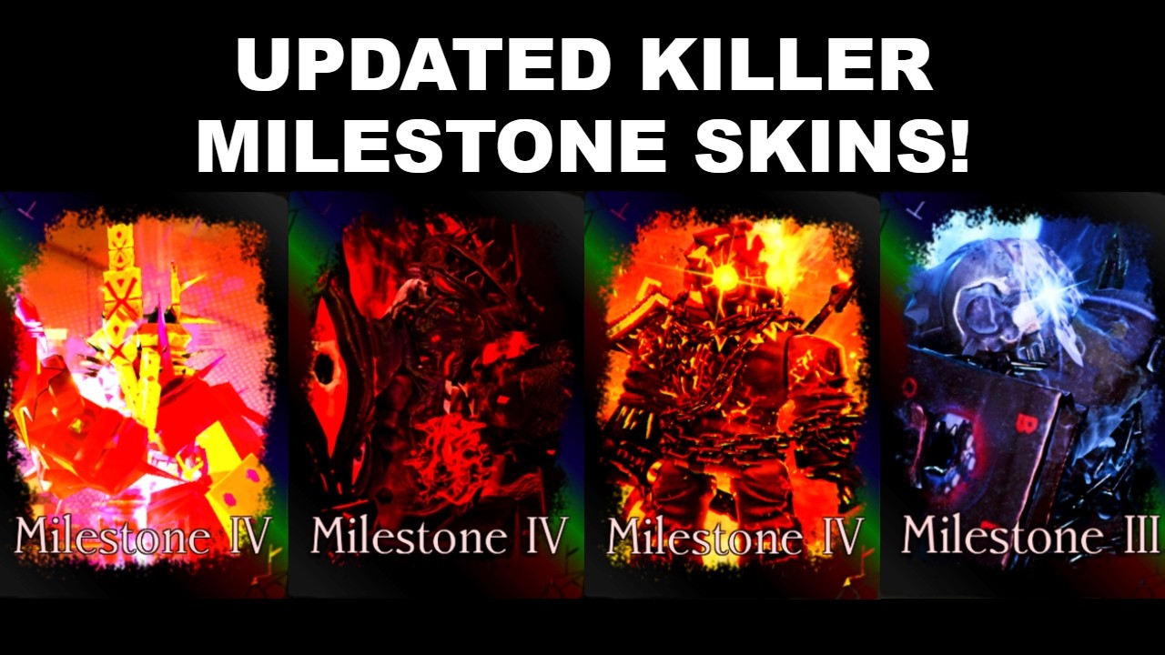 WINNING WITH EVERY UPDATED KILLER MILESTONE SKIN in Forsaken (1x Rework Update)