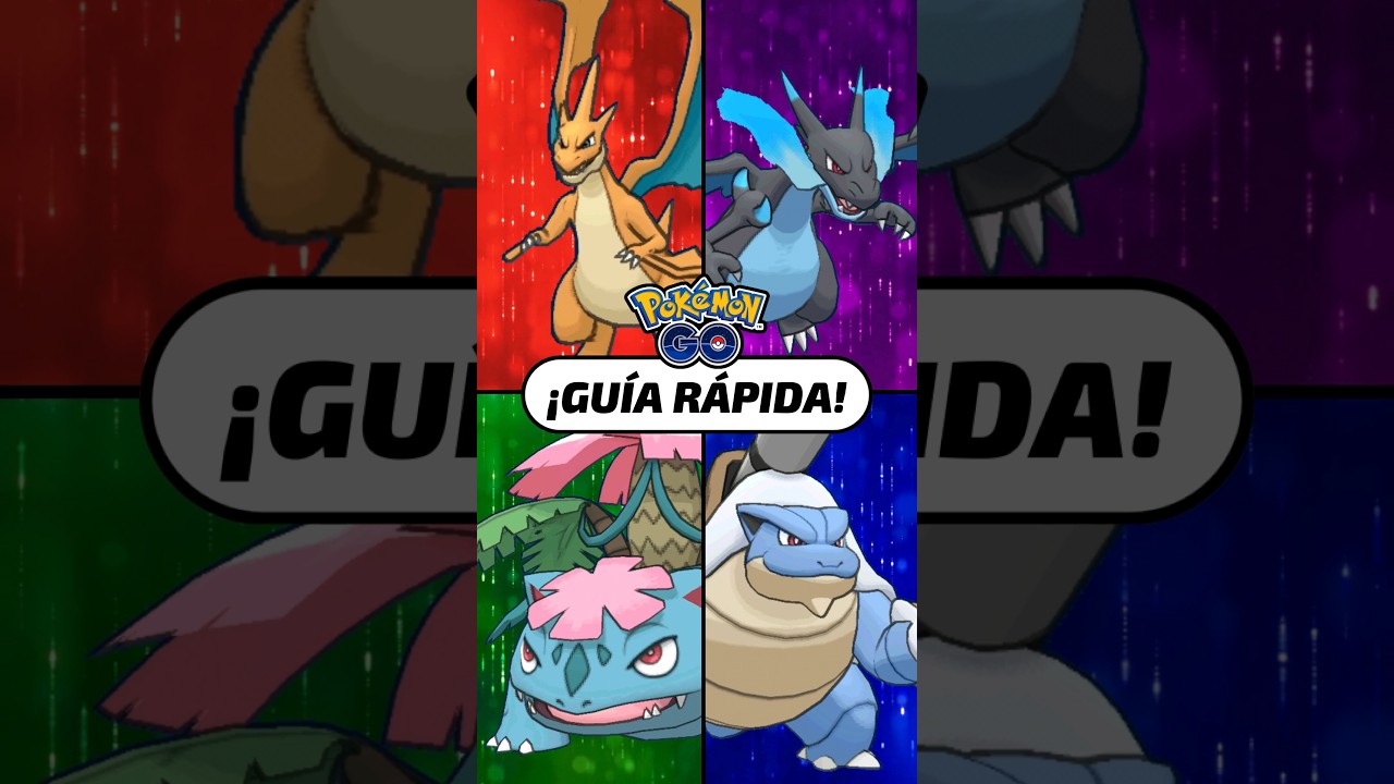 Mega Incursiones Pokémon GO: Derrota a Charizard, Blastoise y Venusaur