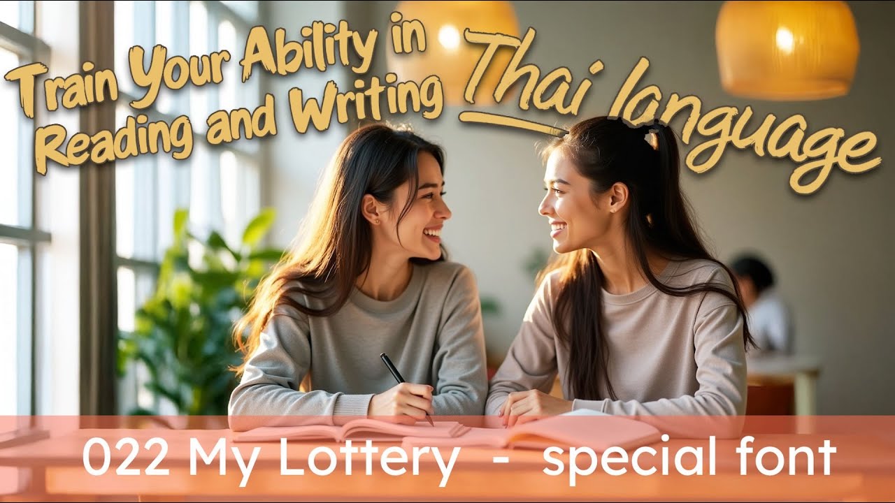 022 My Lottery My Hope - special font
