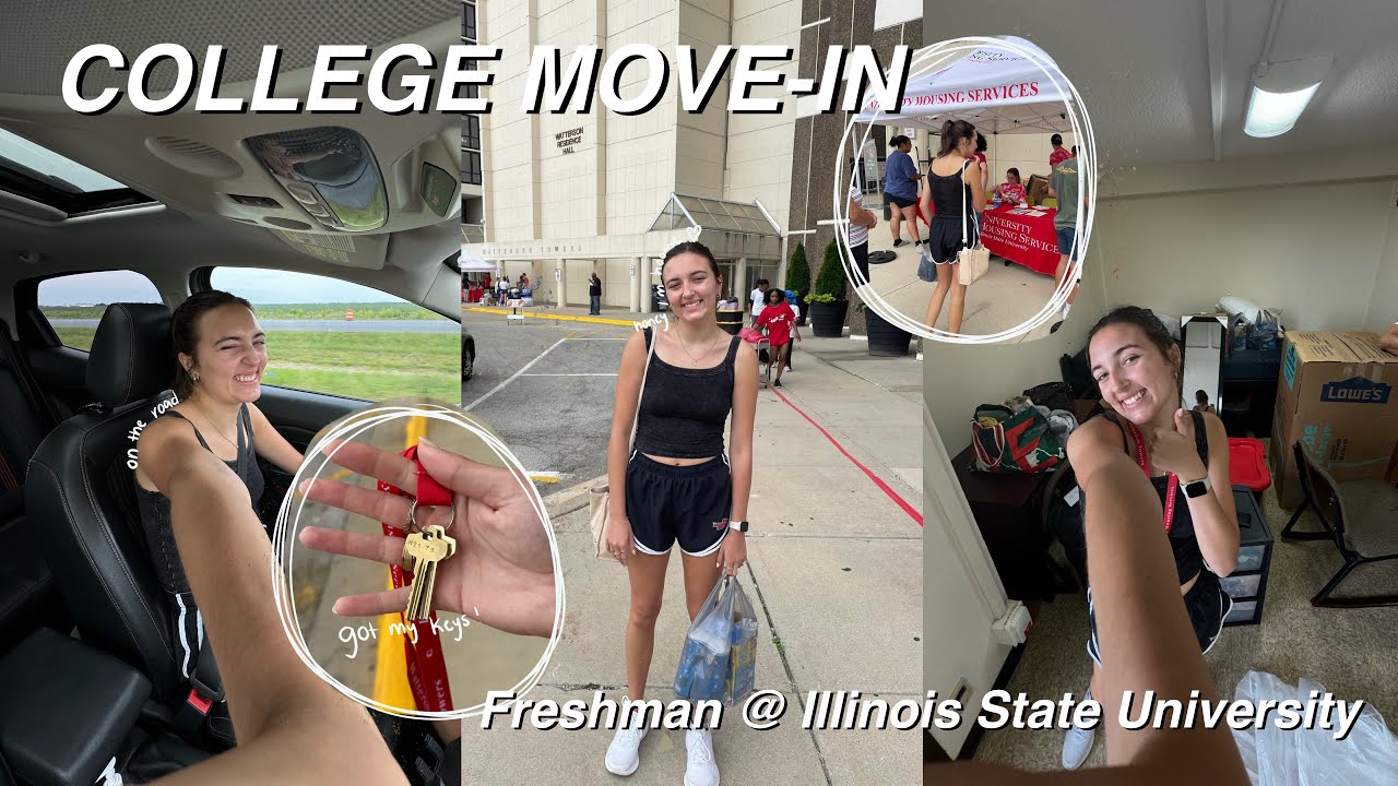 COLLEGE MOVE-IN VLOG!! Freshman at Illinois State University