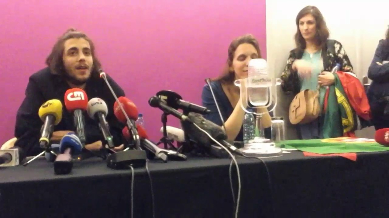 Conferência de Imprensa de Salvador Sobral à chegada a Lisboa