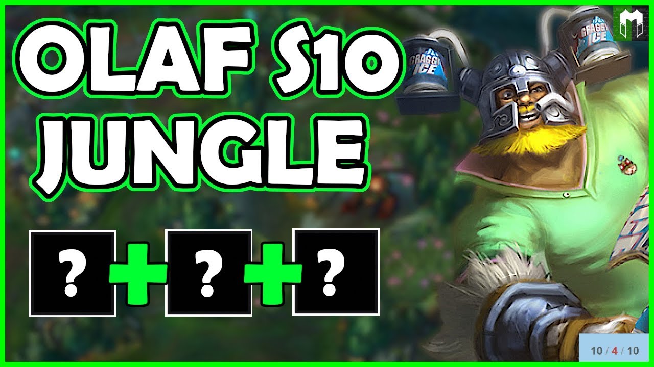 OLAF JUNGLE PORADNIK + GAMEPLAY | OLAF JUNGLE GUIDE SEASON 10 - LEAGUE OF LEGENDS