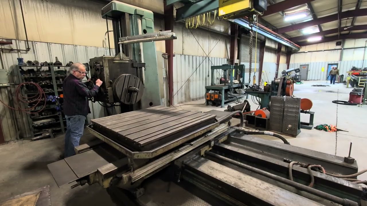 TOS W100 TABLE TYPE HORIZONTAL BORING MILL