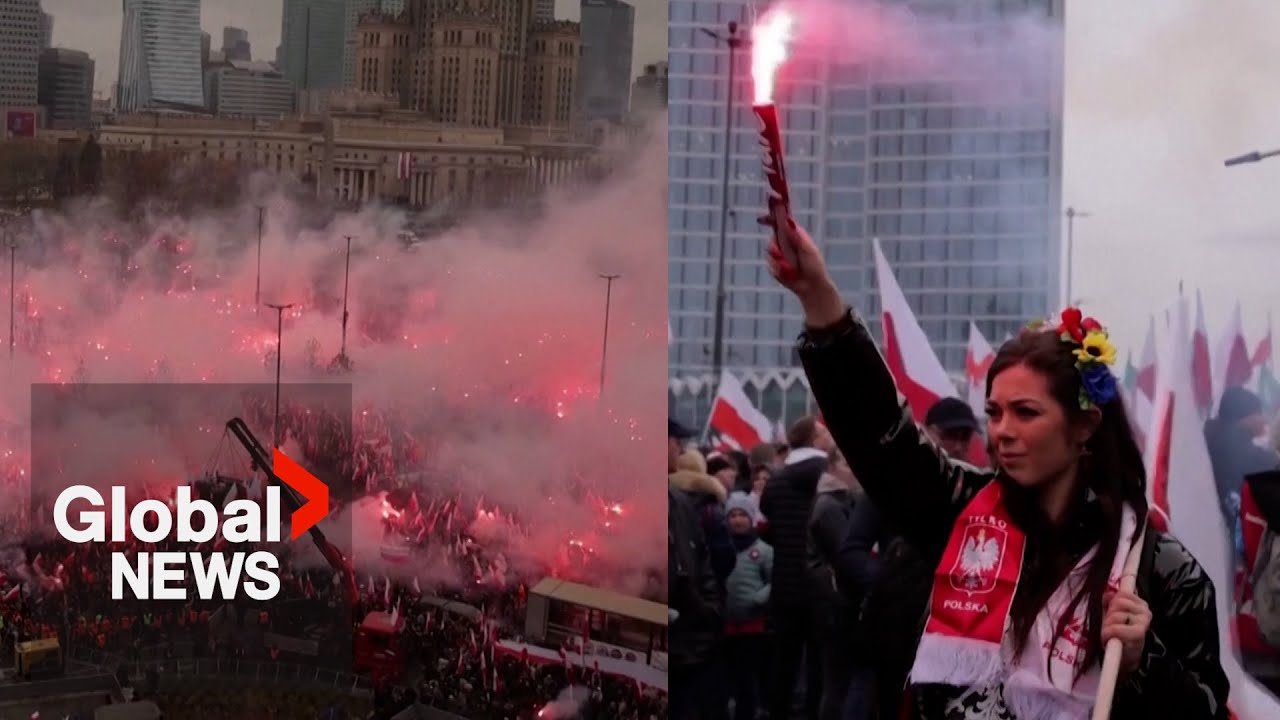 Far-right Independence Day march draws thousands in Poland