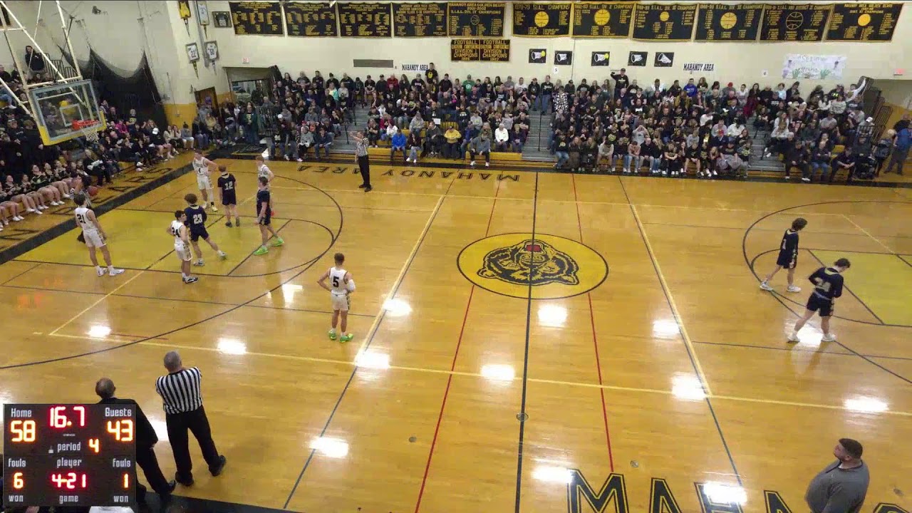 Mahanoy Area vs Northwest Area High School Boys' Varsity Basketball