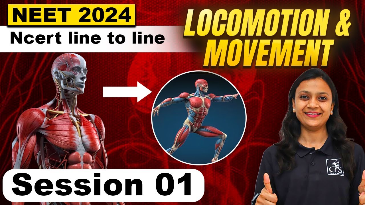 Locomotion and Movement-1 | Locomotory movements | NCERT line by line