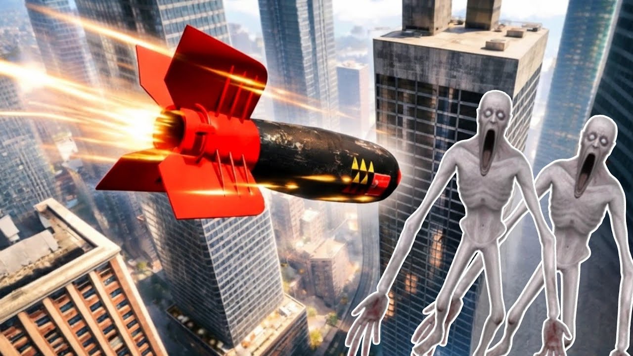 ATOM BOMB vs SCP 096 - Garry's mod