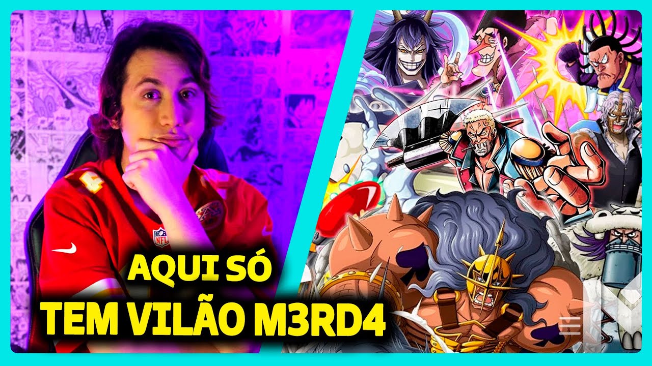 VILÕES MAIS M*E*R*D*A DE ONE PIECE | PARÓDIA Vilões (One Piece) M4rkim | Dibs ♪ | REACT DO MORENO