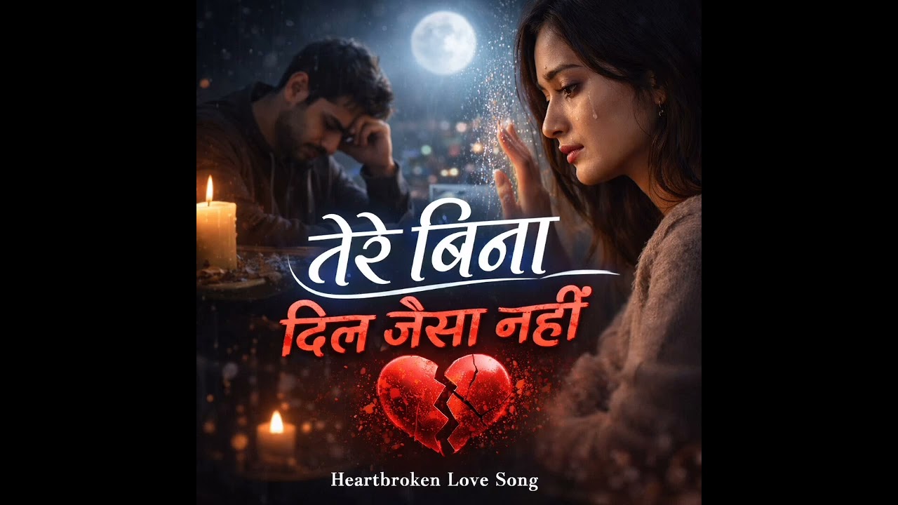 तेरे बिना दिल जैसा नहीं | Very Sad Romantic Hindi Song | Heartbroken Love Song 2026