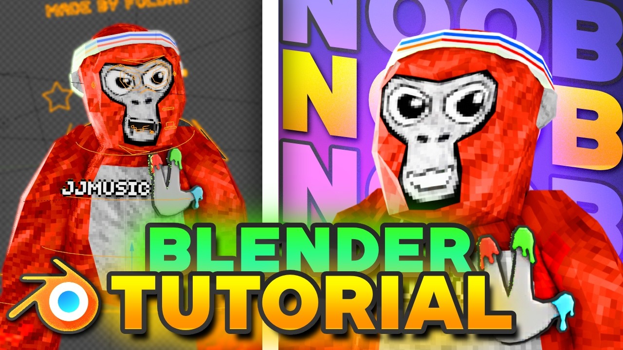 How make a Gorilla Tag Thumbnail
