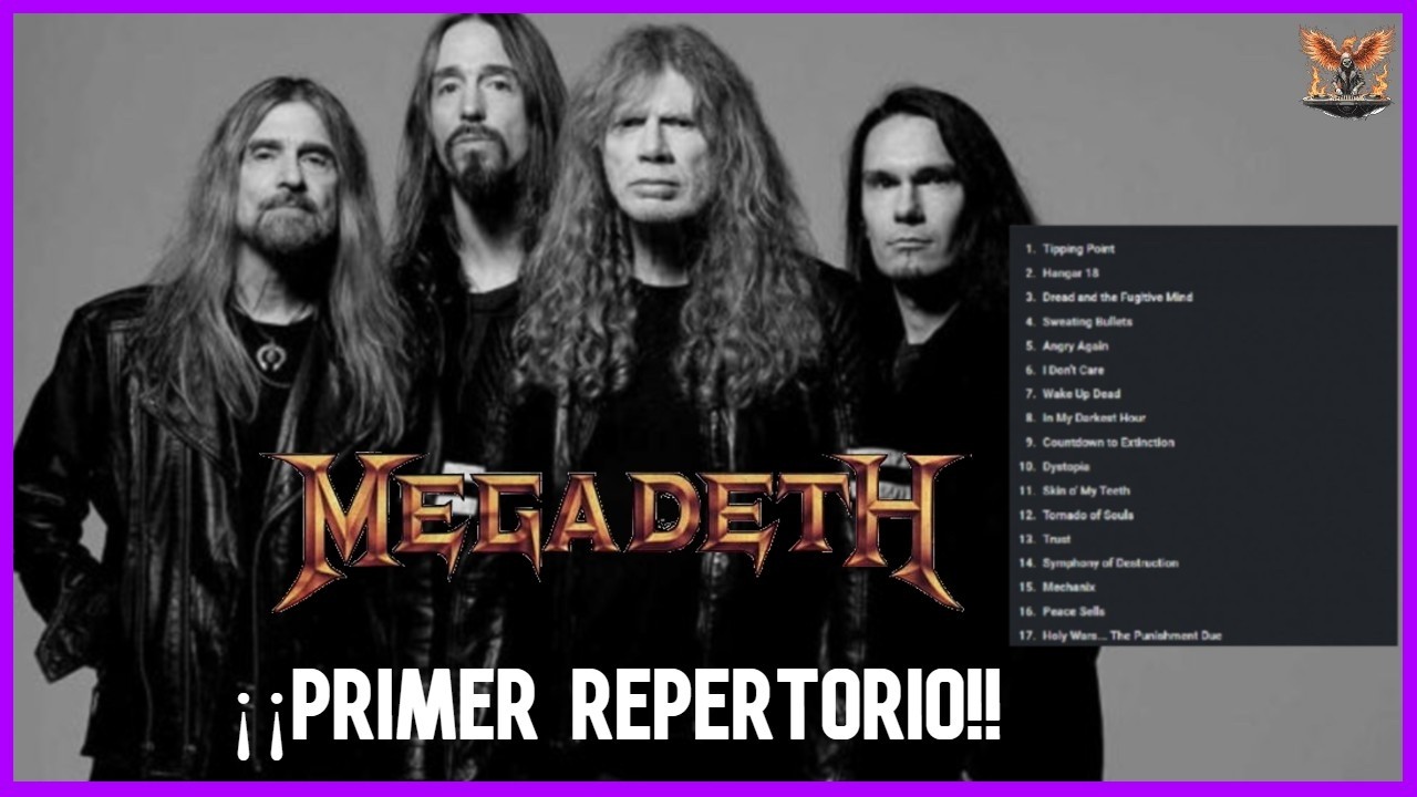 COMENZÓ LA GIRA DE MEGADETH!!!