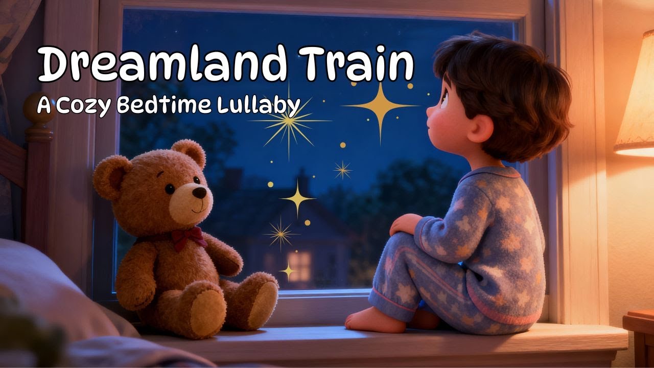 🌙 Dreamland Train | A Cozy Bedtime Lullaby for Toddlers | Joy & Calm🚂✨