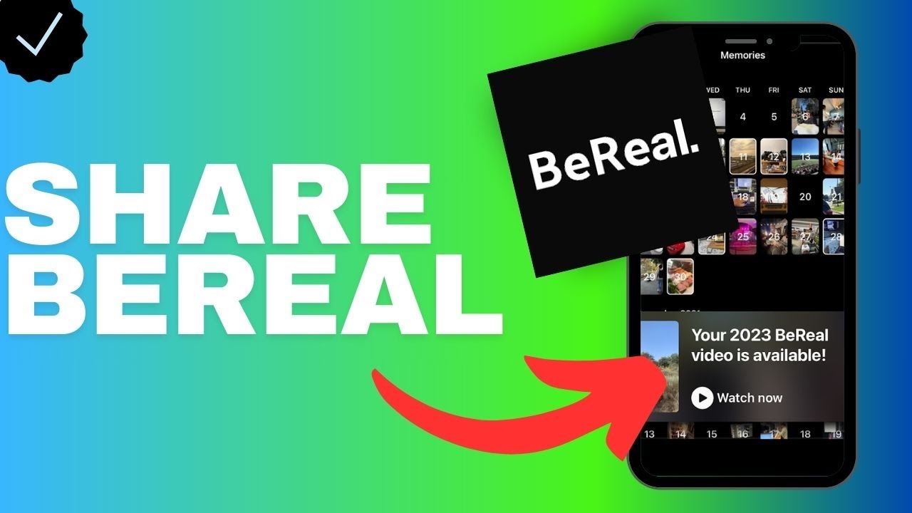 How to share BeReal from it's app?
