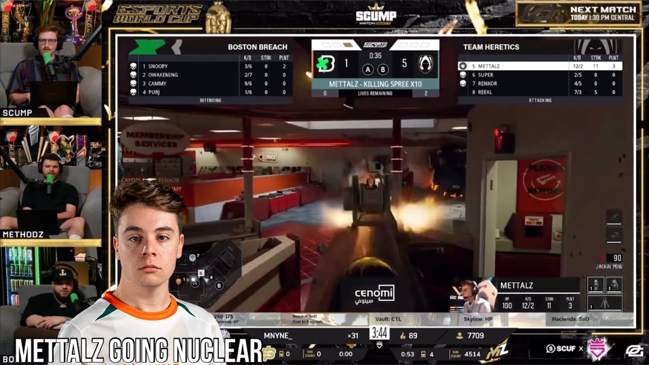 Scump SHOCKED After Mettallz INSANE S&D Performance vs Boston Breach