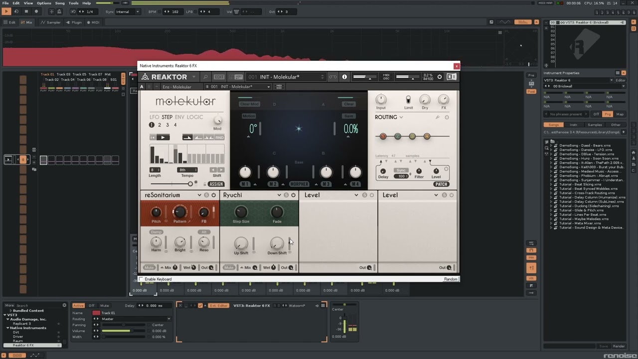 Reaktor + Molekular