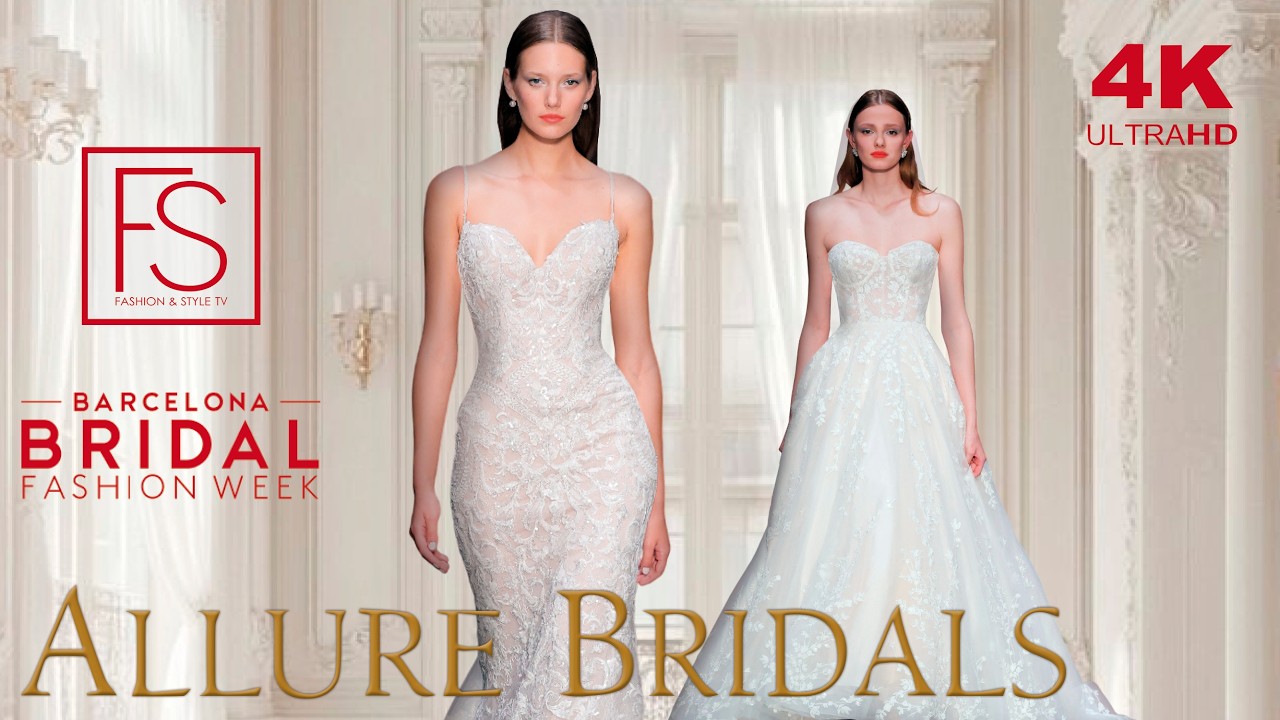 Неделя свадебной моды ALLURE BRIDALS в Барселоне. Часть 2. Полный показ в формате 4K. Андреа Гуть...