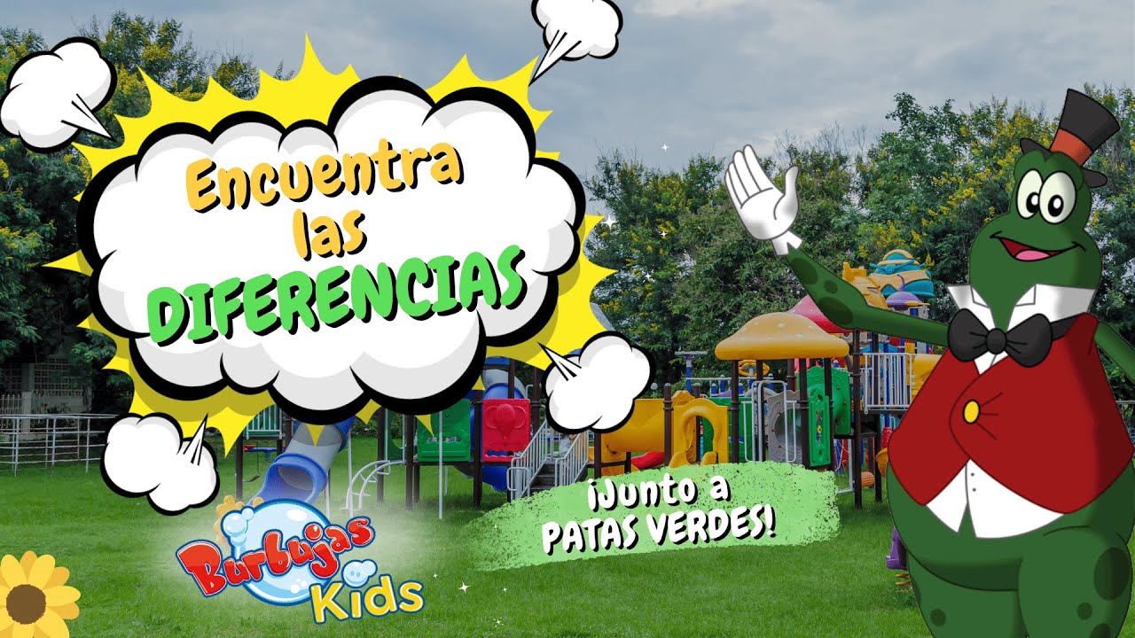 𝗕𝗨𝗥𝗕𝗨𝗝𝗔𝗦 𝗞𝗜𝗗𝗦 - ¡𝗝𝘂𝗲𝗴𝗼 𝘃𝗶𝘀𝘂𝗮𝗹 𝗰𝗼𝗻 𝗣𝗮𝘁𝗮𝘀 𝗩𝗲𝗿𝗱𝗲𝘀! 𝗘𝗻𝗰𝘂𝗲𝗻𝘁𝗿𝗮 𝗹𝗮𝘀 𝗱𝗶𝗳𝗲𝗿𝗲𝗻𝗰𝗶𝗮𝘀. 🐸 🕵️‍♂️