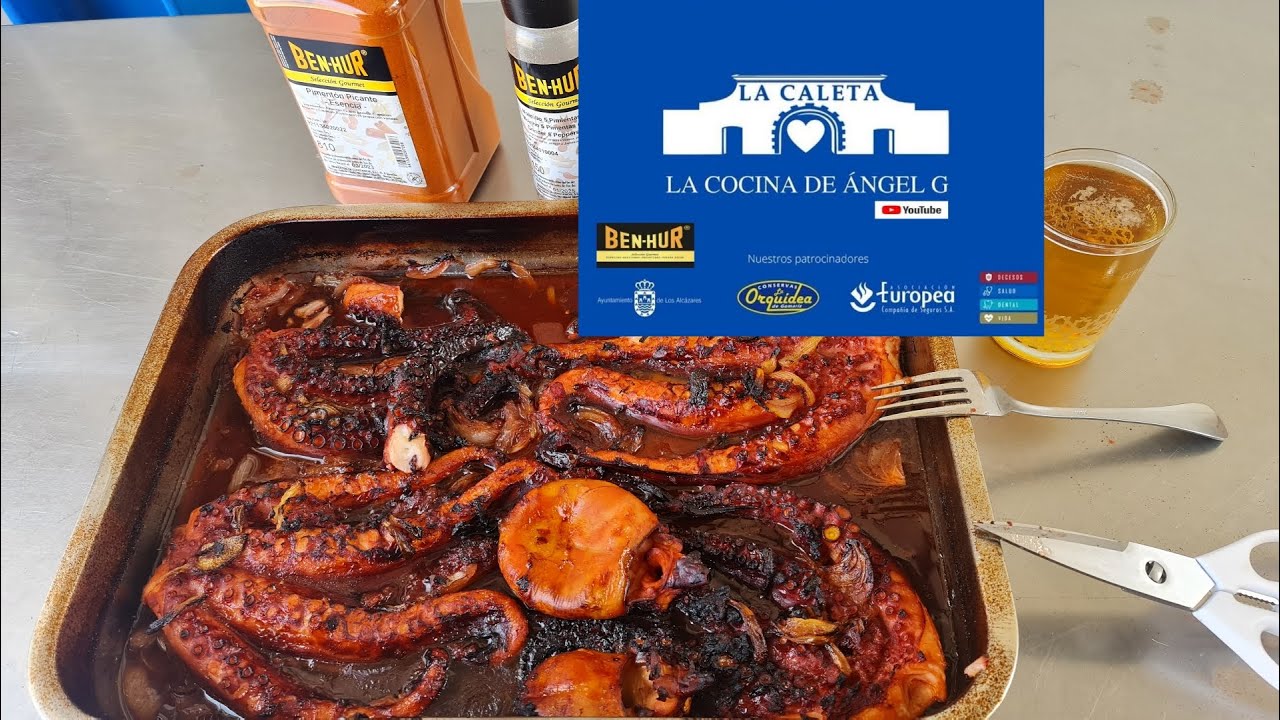 Pulpo asado a la murciana