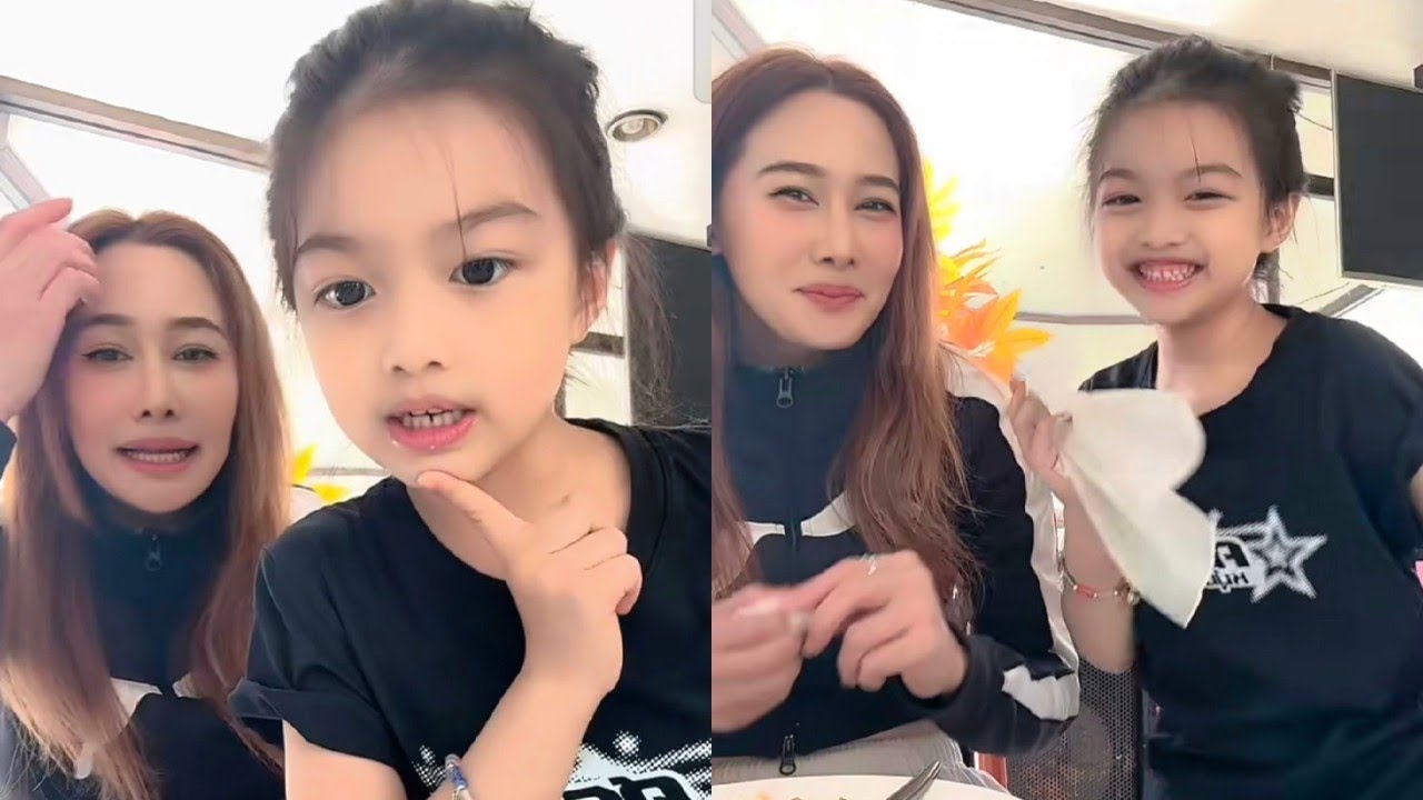 น้องวีจิ ลูกพ่อหนุ่ม ศรราม ฉลาด พูดเก่ง มาเจอกับ แม่กุ้งพลอย #หนุ่มศรราม #น้องวีจิ #กุ้งพลอย