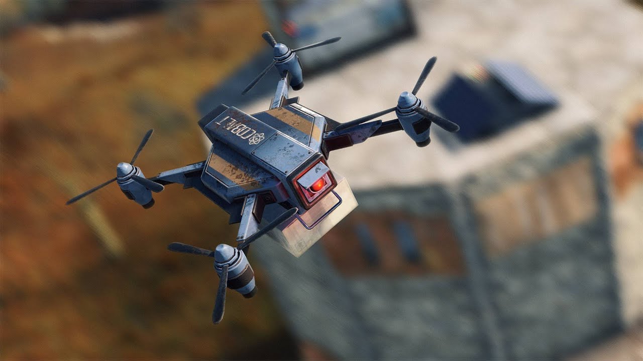 شرح الطائرات بدون طيار (الدرون) في لعبة راست Drone Rust Tutorial