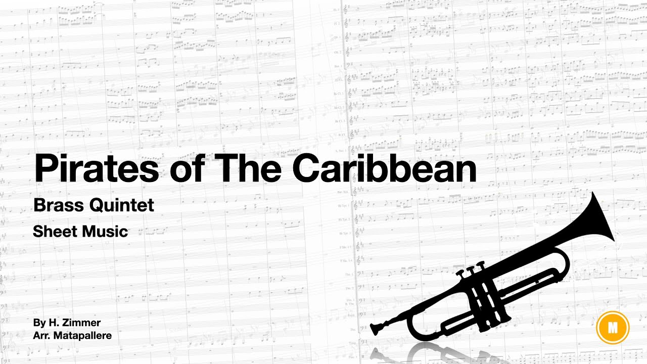 Pirates of The Caribbean Medley - Brass Quintet (Sheet Music)