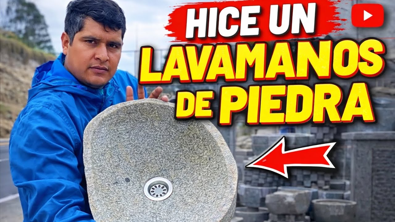 Cómo hacer un lavamanos de piedra | Hecho a mano