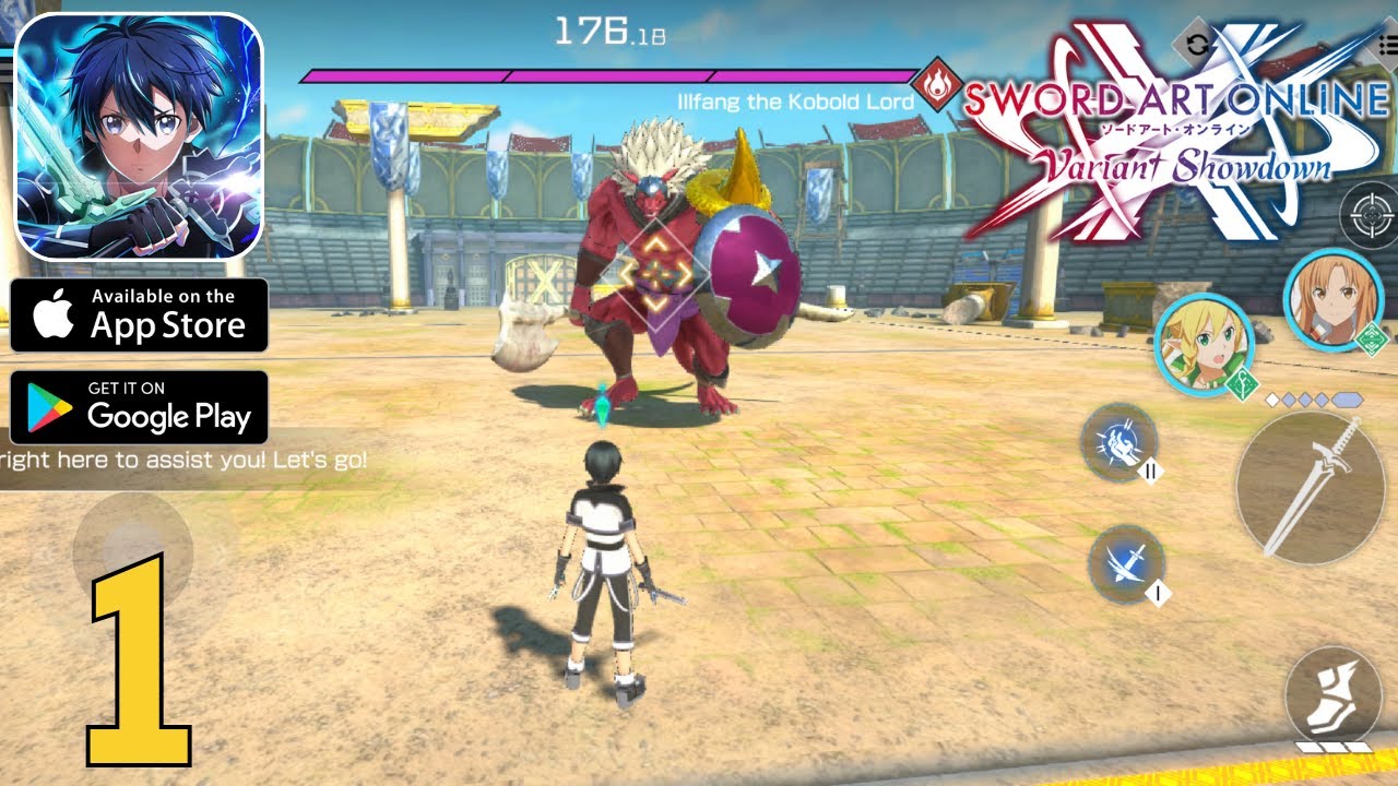 Sword Art Online VS - Gameplay Walkthrough (Android, iOS)