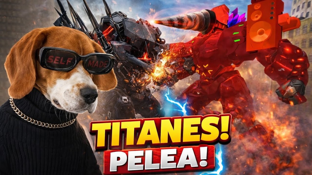 🥊AGO PELEAR A ESTOS 2 ULTRA MEGA🥊👊TITANES :Titán TV 🆚 :Titán taladro 👊
