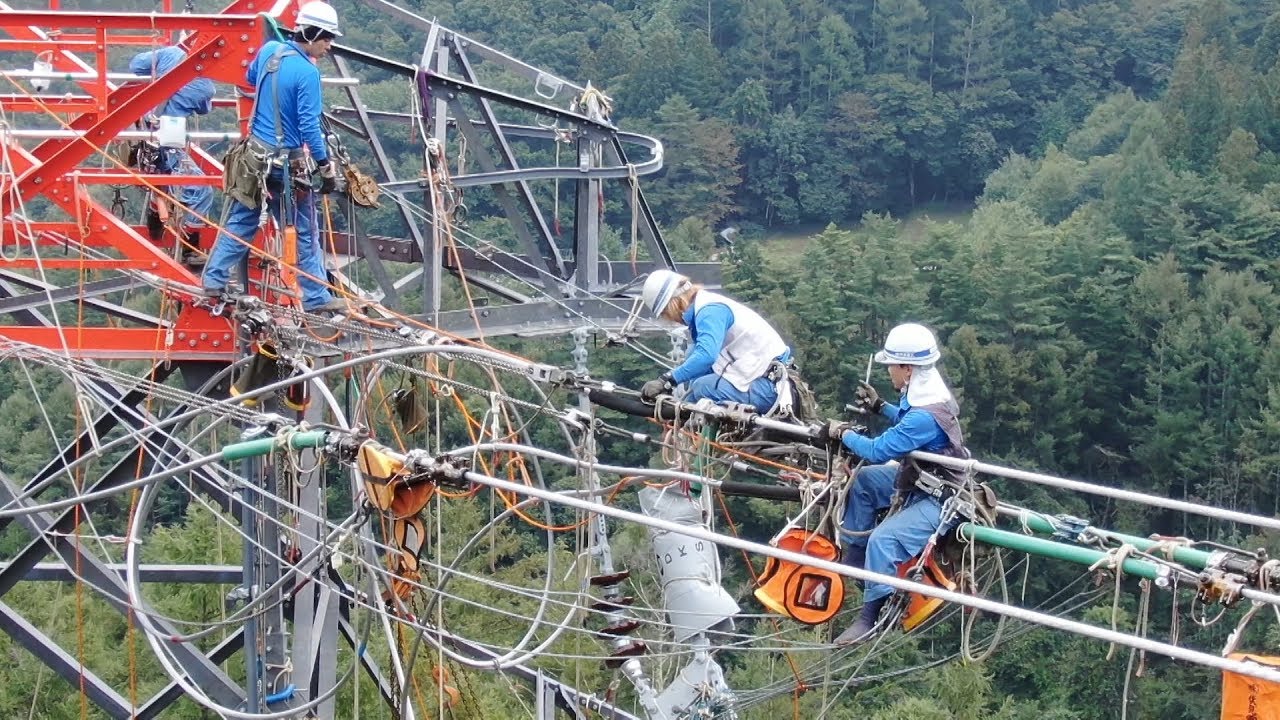 送電線工事(職業情報提供サイト(日本版O-NET)職業紹介動画)