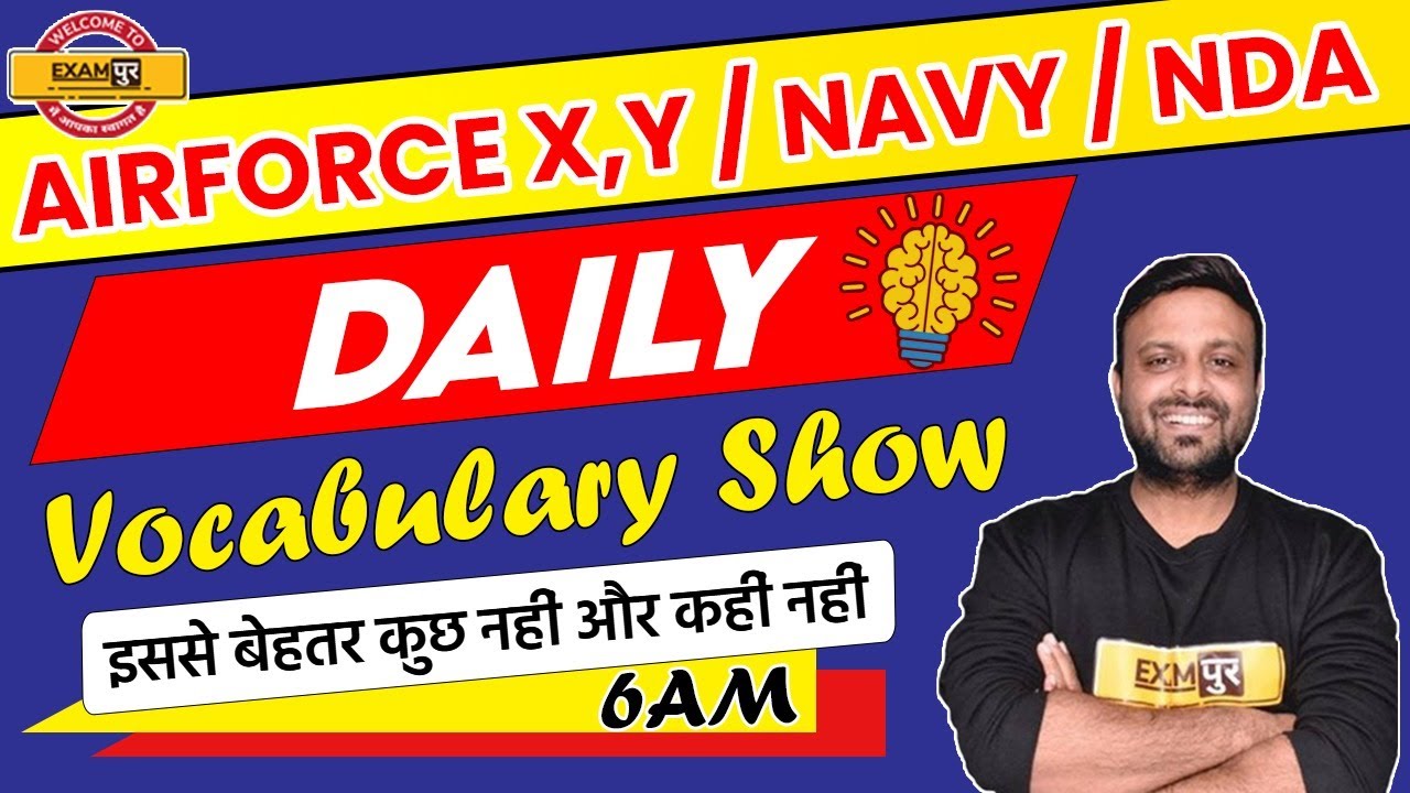 Air Force xy  / Navy / NDA | English Vocabulary Advanced | Vocabulary English By Amy Sir
