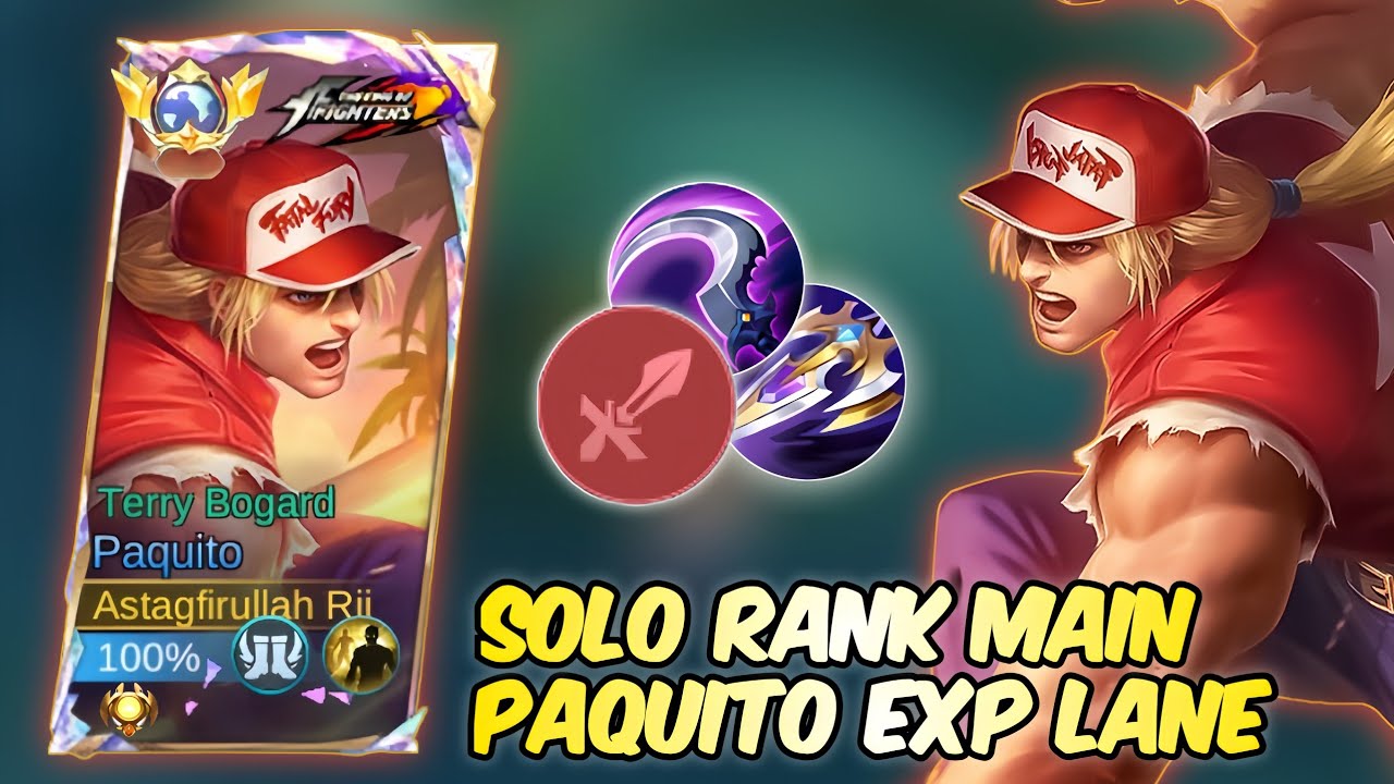 COBA MAIN SOLO RANK DI MYTHIC IMMORTAL!! MENGGUNAKAN PAQUITO EXP LANE - Mobile legends