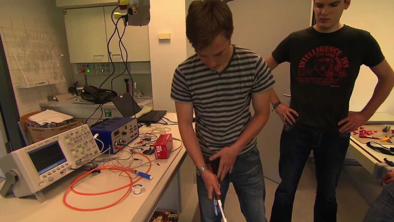 High-Tech Blindenstock - Projekt Nr. 5 - Stadt der jungen Forscher 2012