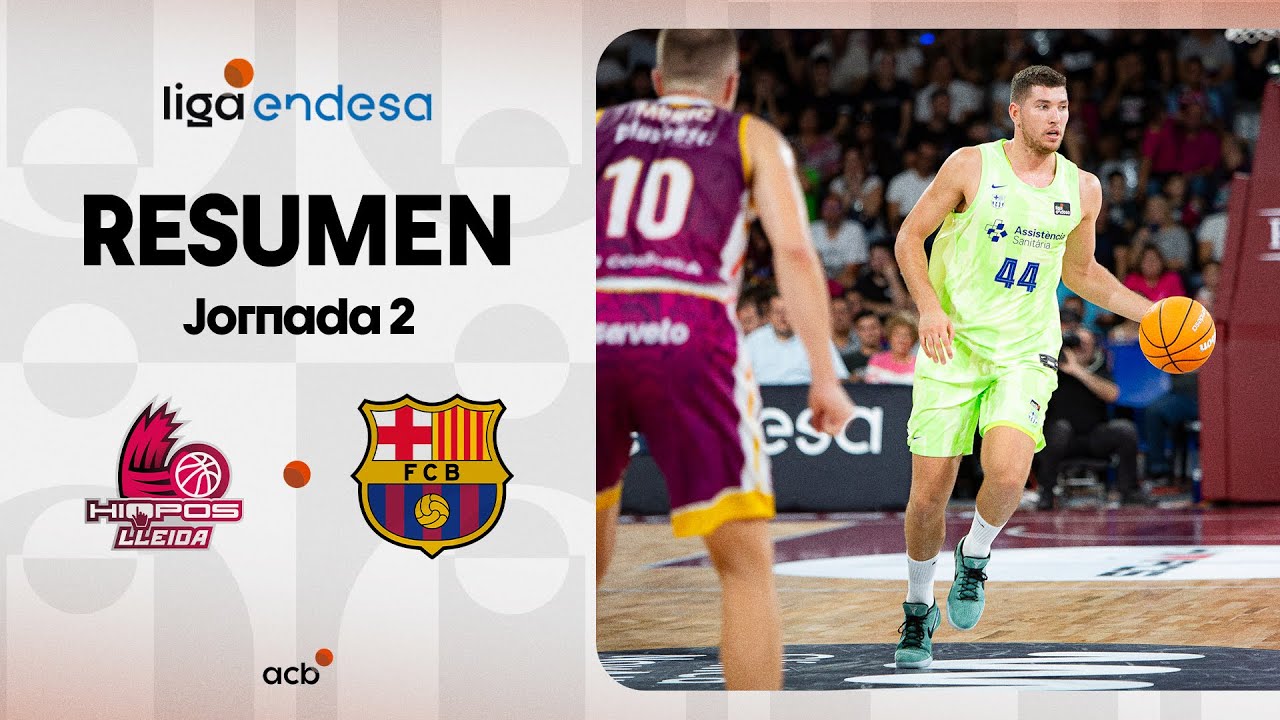 Hiopos Lleida - Barça  (74-78) RESUMEN | Liga Endesa 2024-25