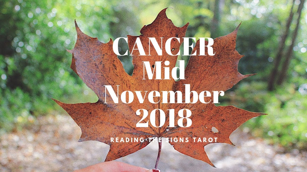 NEXT LEVEL LOVE *CANCER* Mid November 2018