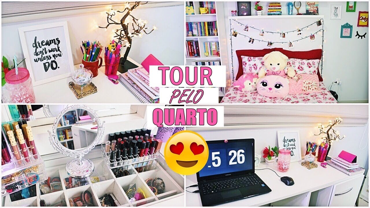 TOUR PELO MEU QUARTO! ♡ 2018