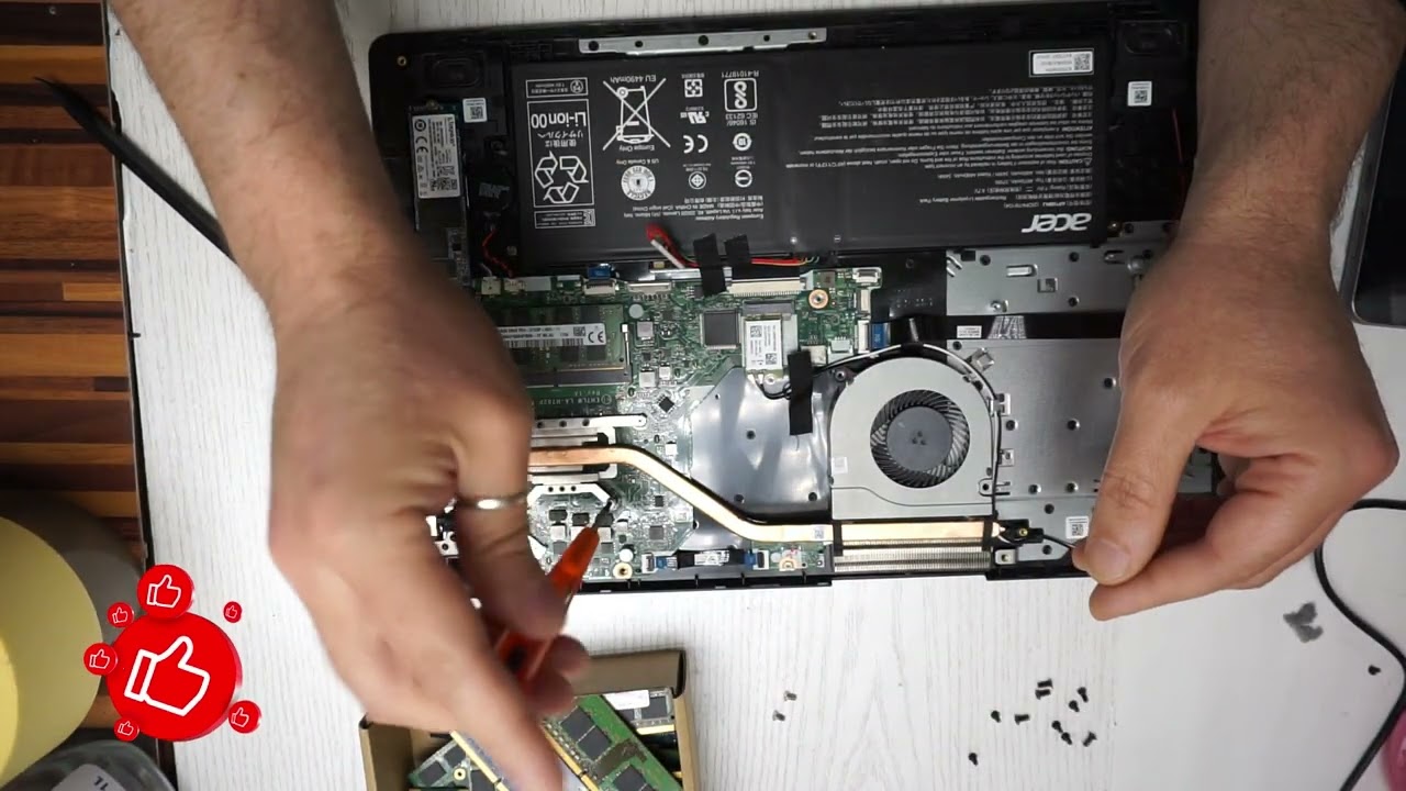 Acer Aspire A315 Laptop Upgrade – SSD, RAM, Thermal Paste & Fan Cleaning